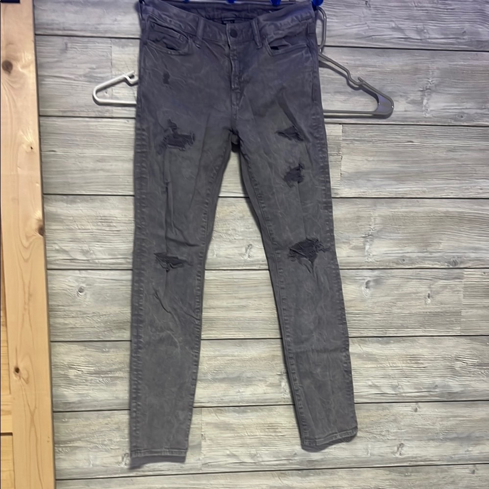 American Eagle Outfitters Gray Skinny Jeans Modern Fit